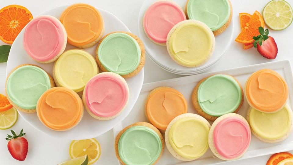 Sorbet Cookie Tray Background