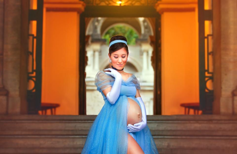 Pregnant Disney Princess Photo Shoot