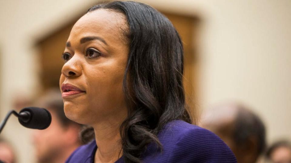 National Lawyers’ Committee for Civil Rights Under Law President and Executive Director Kristen Clarke testifies during a House Judiciary Committee hearing discussing hate crimes and the rise of white nationalism on Capitol Hill on April 9, 2019 in Washington, DC. (Photo by Zach Gibson/Getty Images)