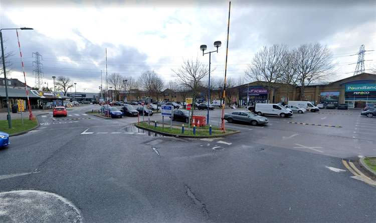 Tower Retail Park in Dartford. (SWNS)