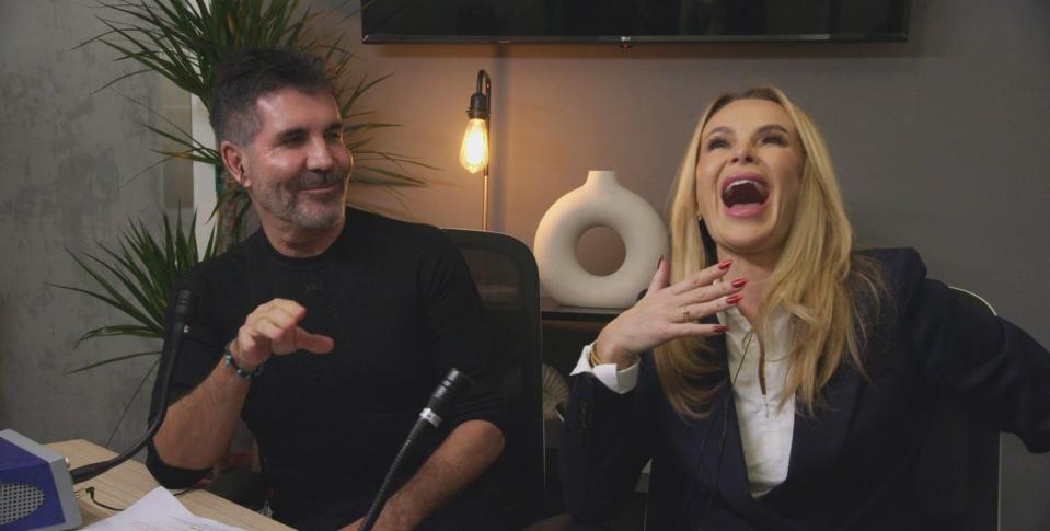 simon cowell, amanda holden, ant and dec's saturday night takeaway get out of my ear cameo