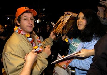 Adam Sandler at the LA premiere of Columbia's 50 First Dates