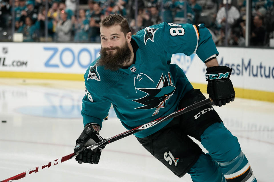 San Jose Sharks defenseman Brent Burns