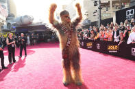 <p>Chewbacca (2018 Getty Images) </p>