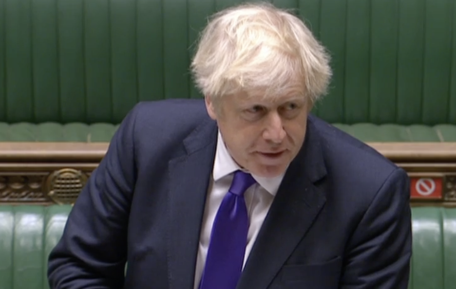 Boris Johnson on the speed of the COVID-19 vaccine rollout: 'Don't get your hopes up.' (Parliamentlive.tv)