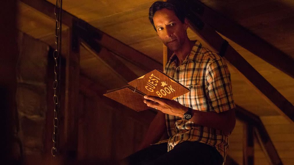 Danny Pudi in “The Guest Book.” (Photo: TBS)