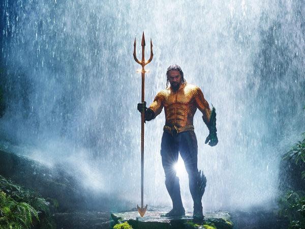 Jason Mamoa en Aquaman (2018), Warner Bros. Pictures.