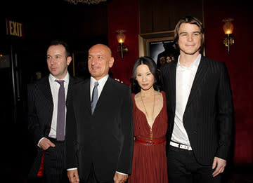 Paul McGuigan , Ben Kingsley , Lucy Liu , Josh Hartnett at the NY premiere of The Weinstein Company's Lucky Number Slevin