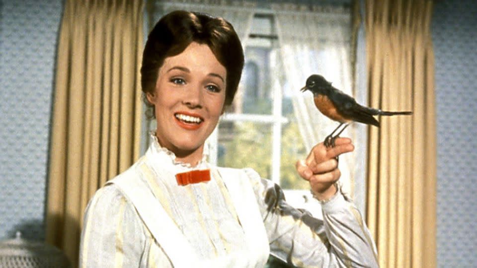 Julie Andrews in the title role of 1964 classic 'Mary Poppins' (credit: Disney)