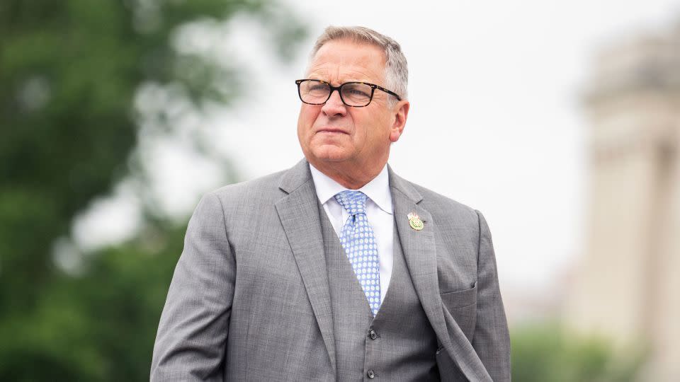 Rep. Mike Bost arrives to the US Capitol in June 2023. - Tom Williams/CQ-Roll Call/Getty Images