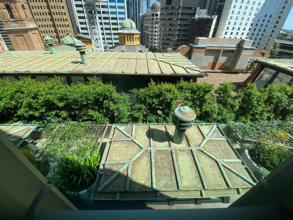 View of downtown Sydney from a room in the Capella Sydney Hotel, Paul Oswell, Capella Sydney Hotel review