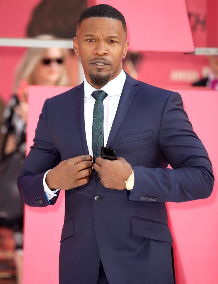 Jamie Foxx attends the European premiere of 