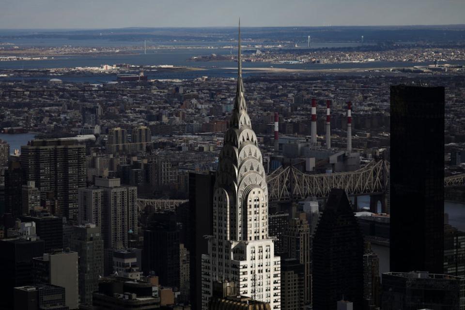 Studios hoping to include a shot of the Chrysler Building in their films might have to pony up. <a href="https://www.gettyimages.com/detail/news-photo/the-chrysler-building-stands-in-midtown-manhattan-january-9-news-photo/1079651514?adppopup=true" rel="nofollow noopener" target="_blank" data-ylk="slk:Drew Angerer/Getty Images;elm:context_link;itc:0;sec:content-canvas" class="link ">Drew Angerer/Getty Images</a>