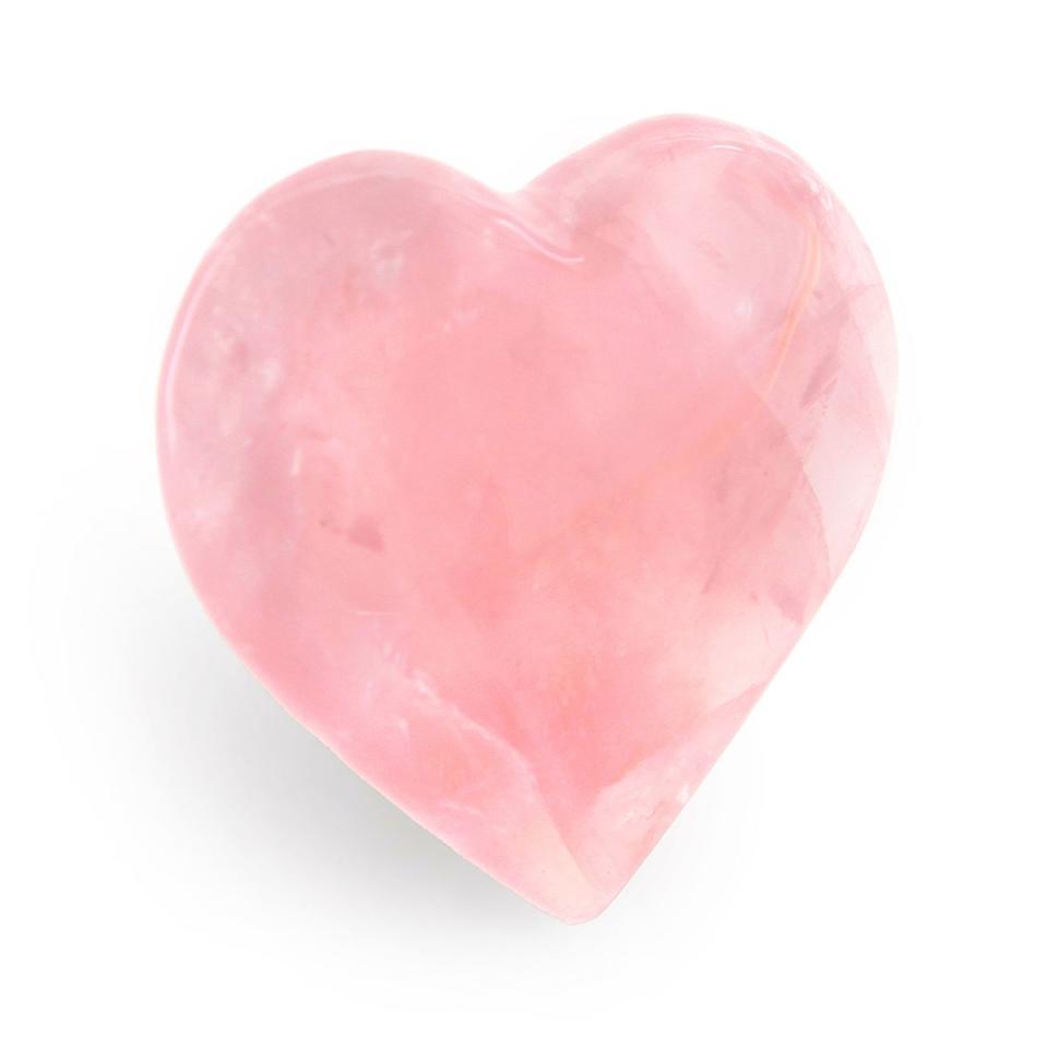 1) Rose Quartz Heart