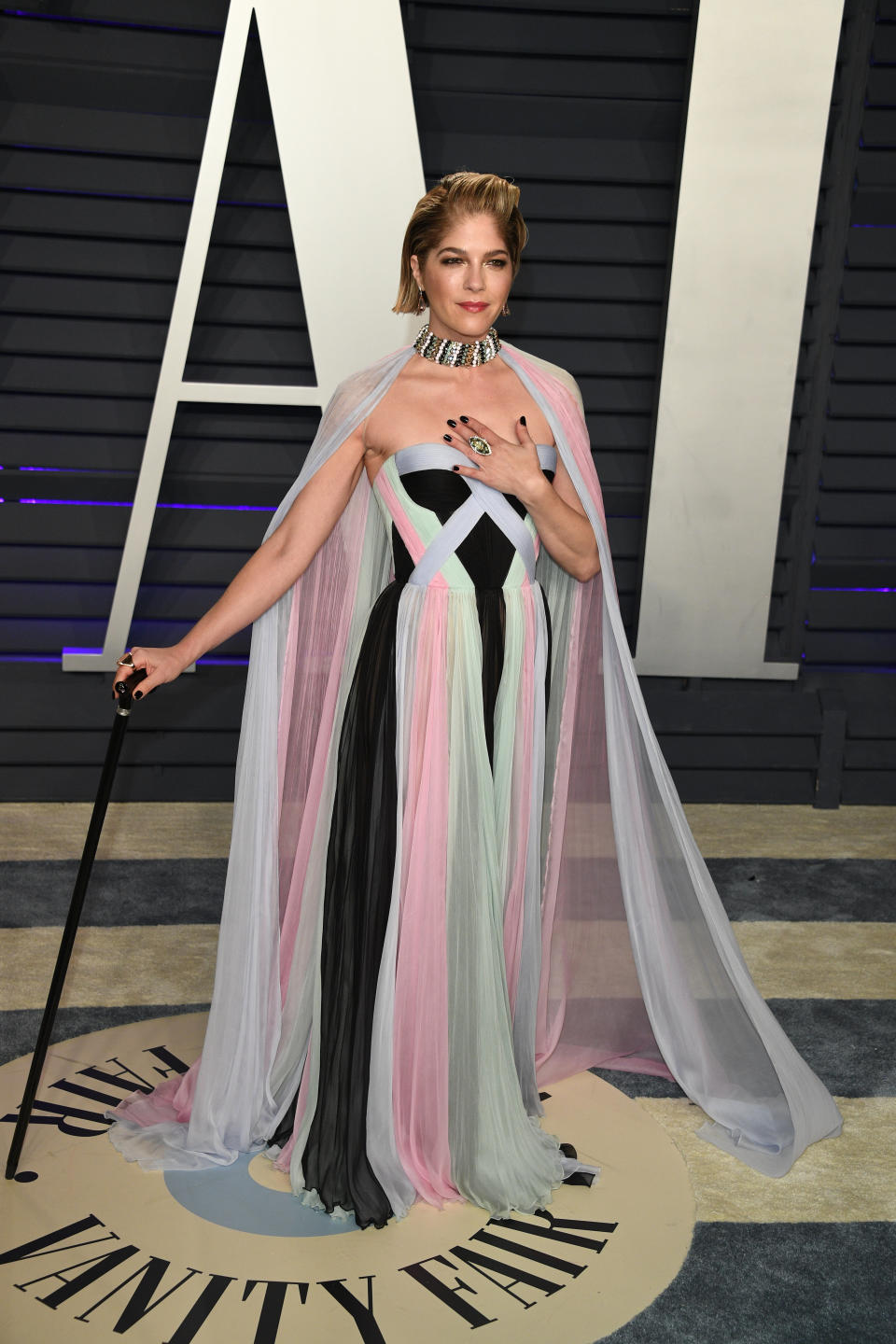 BEVERLY HILLS, CALIFORNIA - FEBRUARY 24: Selma Blair attends the 2019 Vanity Fair Oscar Party Hosted By Radhika Jones at Wallis Annenberg Center for the Performing Arts on February 24, 2019 in Beverly Hills, California.  (Photo by Daniele Venturelli/WireImage)