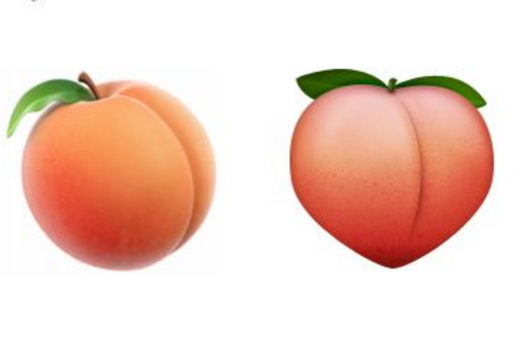 Peach emoji