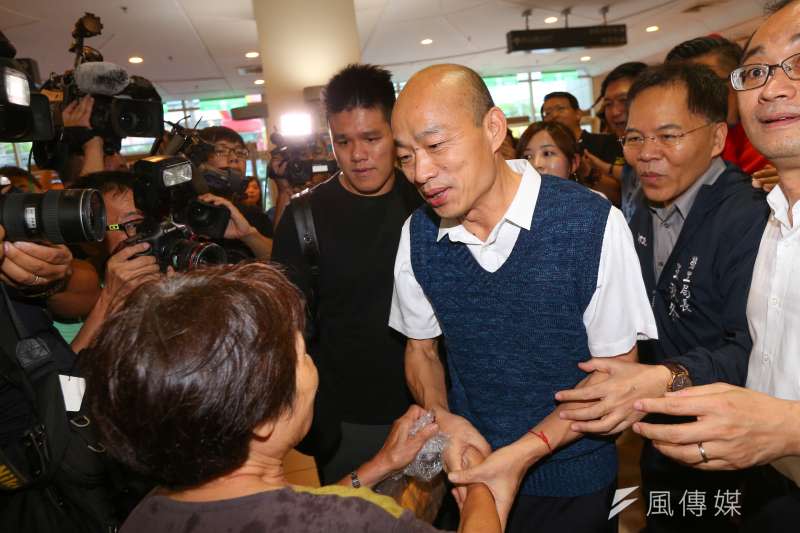 20190727-高雄市長韓國瑜27日出席「開薪回高雄、預見薪未來」就業徵才活動。（顏麟宇攝）