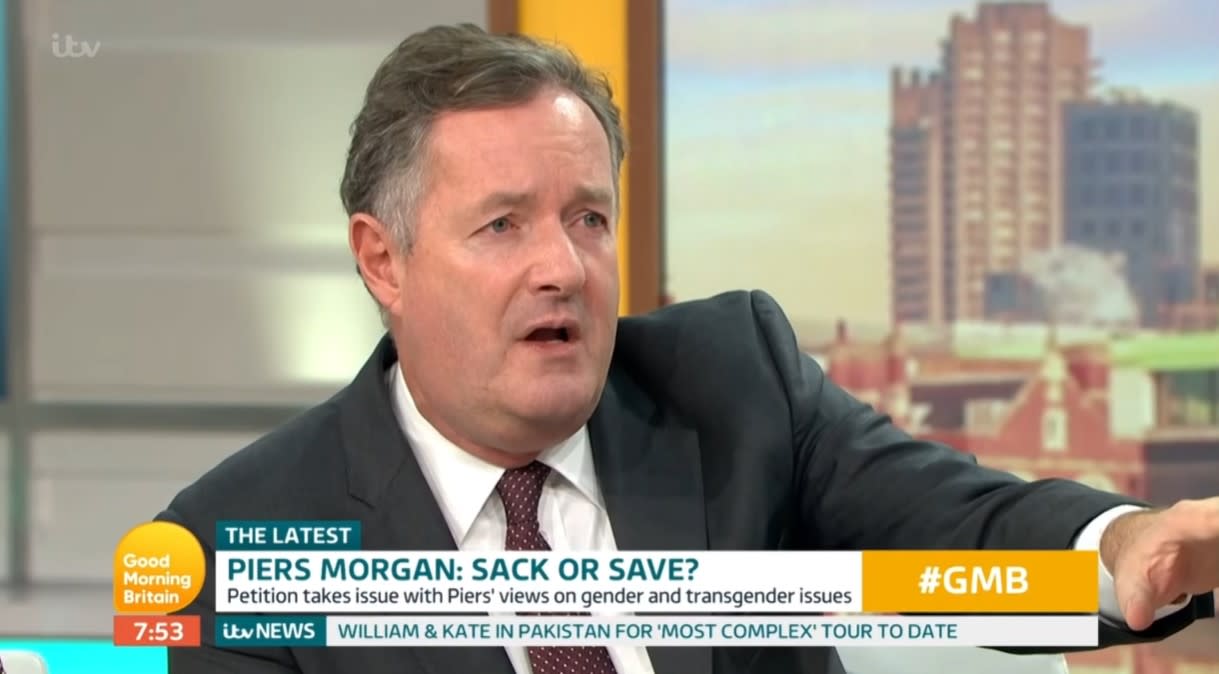 'Good Morning Britain' host Piers Morgan has confirmed he's taking a break from the show (ITV)