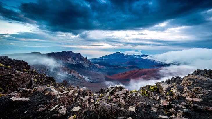 volcanic crater