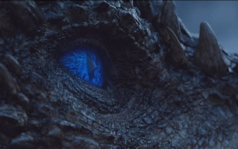 Viserion Game of Thrones The Night King - Credit: HBO