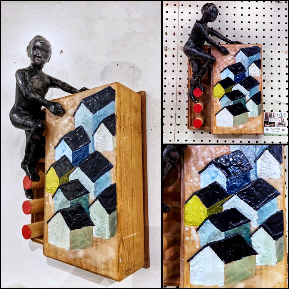 "Equity" received one of the highest bids in ReClaim Madison's 2021 art auction. The auction returns this year April 18-27 at 90 S. Main St. in Marshall.