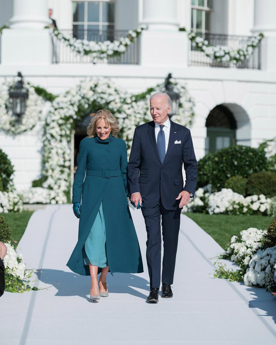 Naomi Biden Wedding . President Joe Biden. white house. Credit: Corbin Gurkin . https://www.instagram.com/p/ClKF5_yPOv7/?igshid=YmMyMTA2M2Y%3D.