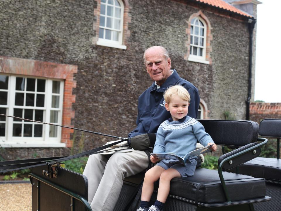 The Duke of Edinburgh and Prince George