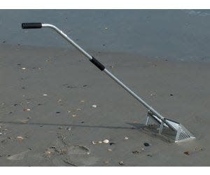 You can break your back digging for sand fleas, or you can buy a sand flea rake.