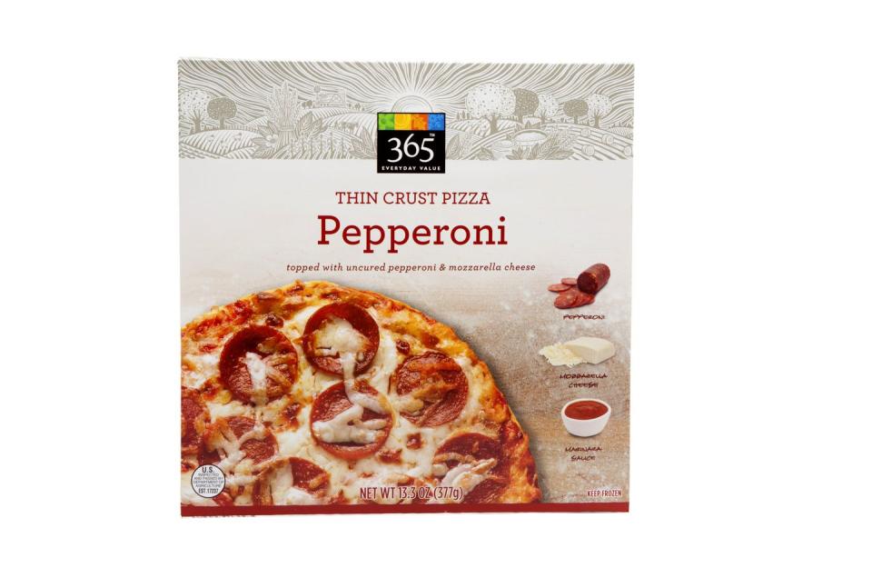 16. Whole Foods 365 Thin Crust Pepperoni Pizza