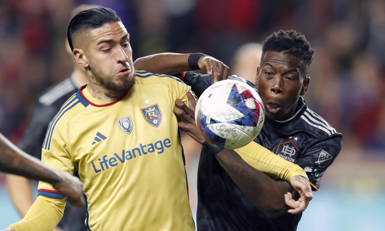 Chicho Arango durante un partido en noviembre entre Real Salt Lake y DC United. (Gardner/Getty Images)