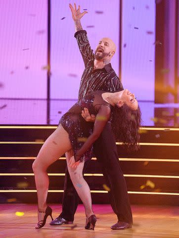 Eric McCandless /ABC via Getty AJ McLean and Cheryl Burke on "Dancing with the Stars"