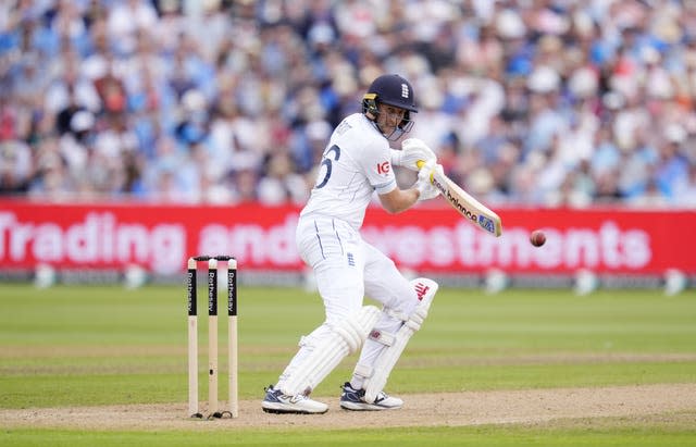 Joe Root bats in the third Test