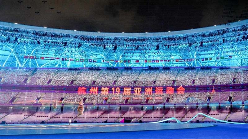 杭州亞運開幕式預演。圖／杭州第19屆亞運官網
