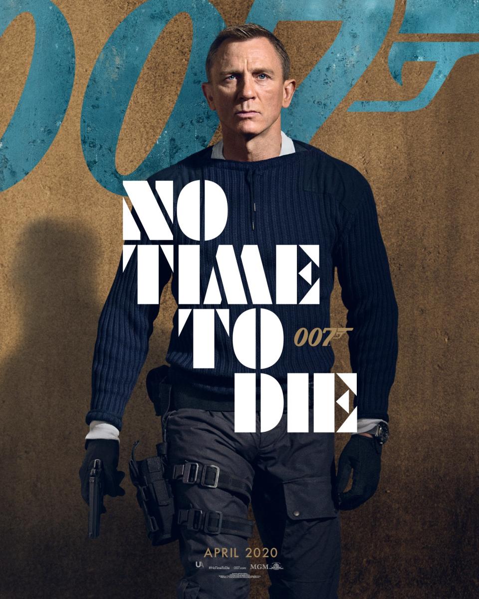 Daniel Craig is returning for the fifth and final time as Ian Fleming's James Bond 007, and judging by this poster he's tooled up and ready for action. (Universal Pictures)