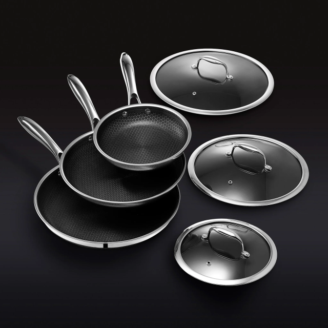 HexClad Hybrid Perfect Pots & Pans Set (12PC)