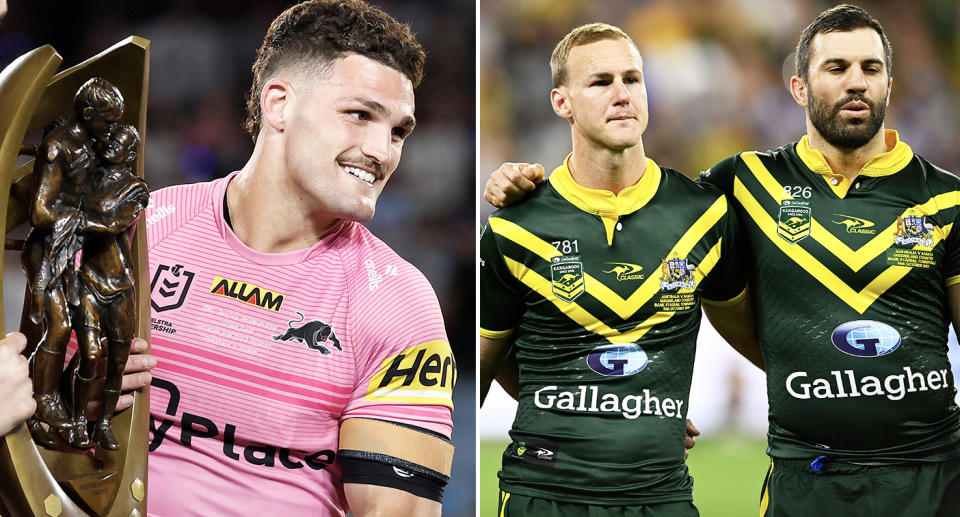 Nathan Cleary, Daly Cherry-Evans and James Tedesco.