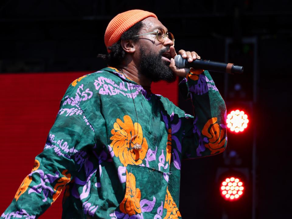 PJ Morton performs on day 3 of Music Midtown at Piedmont Park on September 17, 2023 in Atlanta, Georgia.