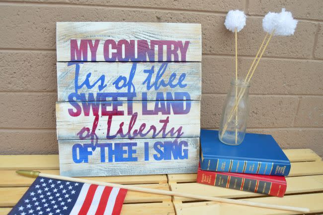 Patriotic Pallet Art