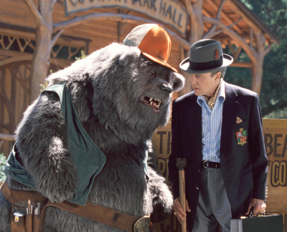 Dec 08, 2002; Hollywood, CA, USA; JAMES GAMMON as the voice of Big Al and CHRISTOPHER WALKEN as Reed Thimplein the family, musical, comedy ''The Country Bears'' directed by Peter Hastings.