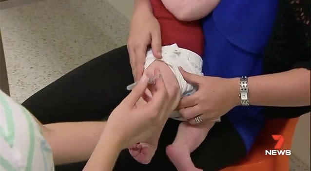 Dr Piesse has advised families how to exploit loopholes to dodge the government's “no jab no play program”. Picture: 7 News