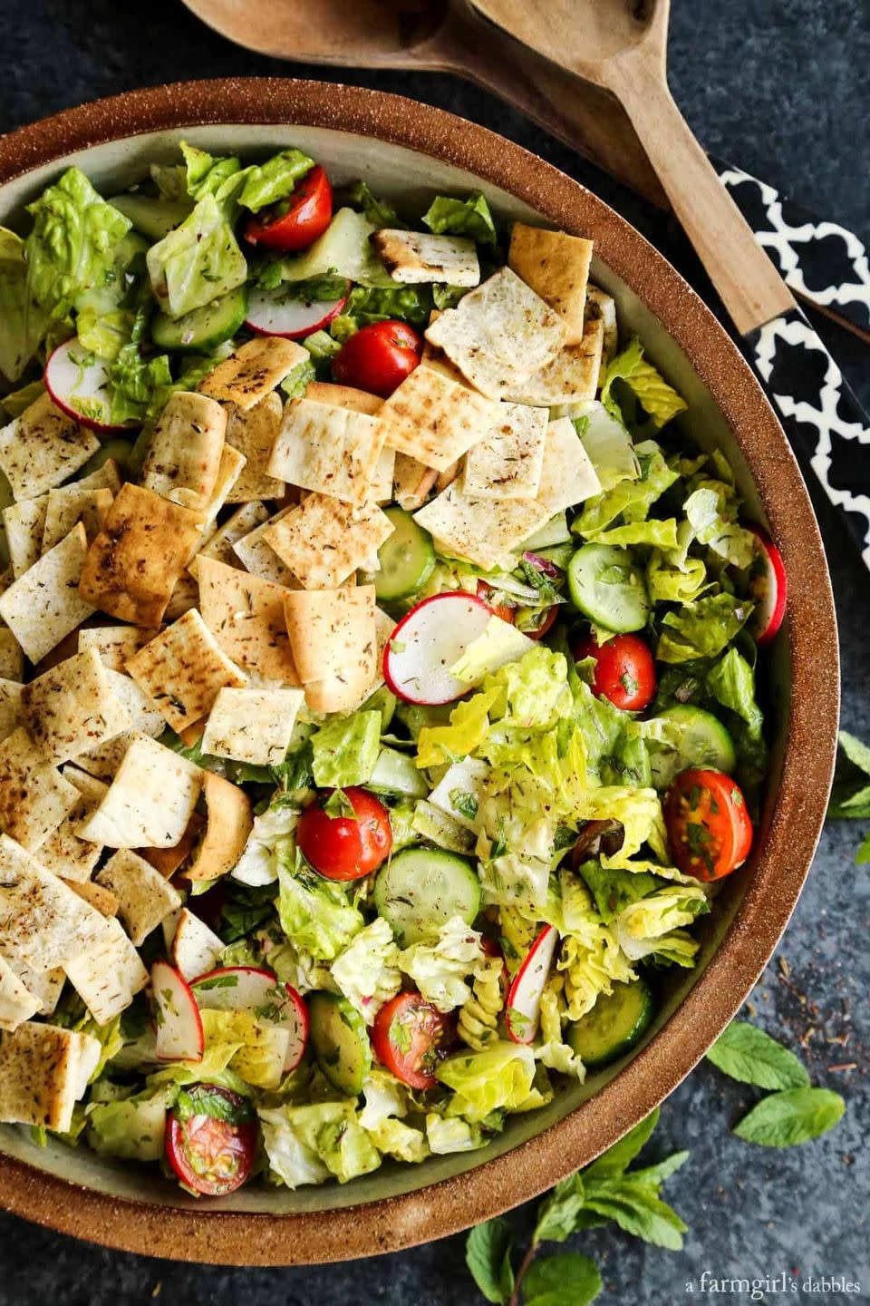 radish recipes fattoush salad