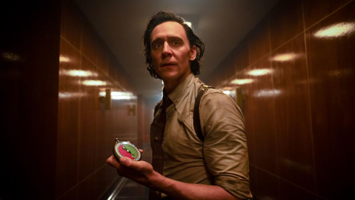  Tom Hiddleston as Loki in Marvel TV series Loki. 