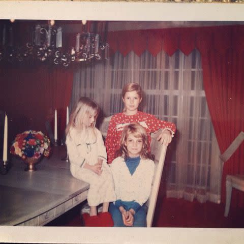 <p>Kathy Hilton/Instagram</p> The Hilton family in a throwback photo