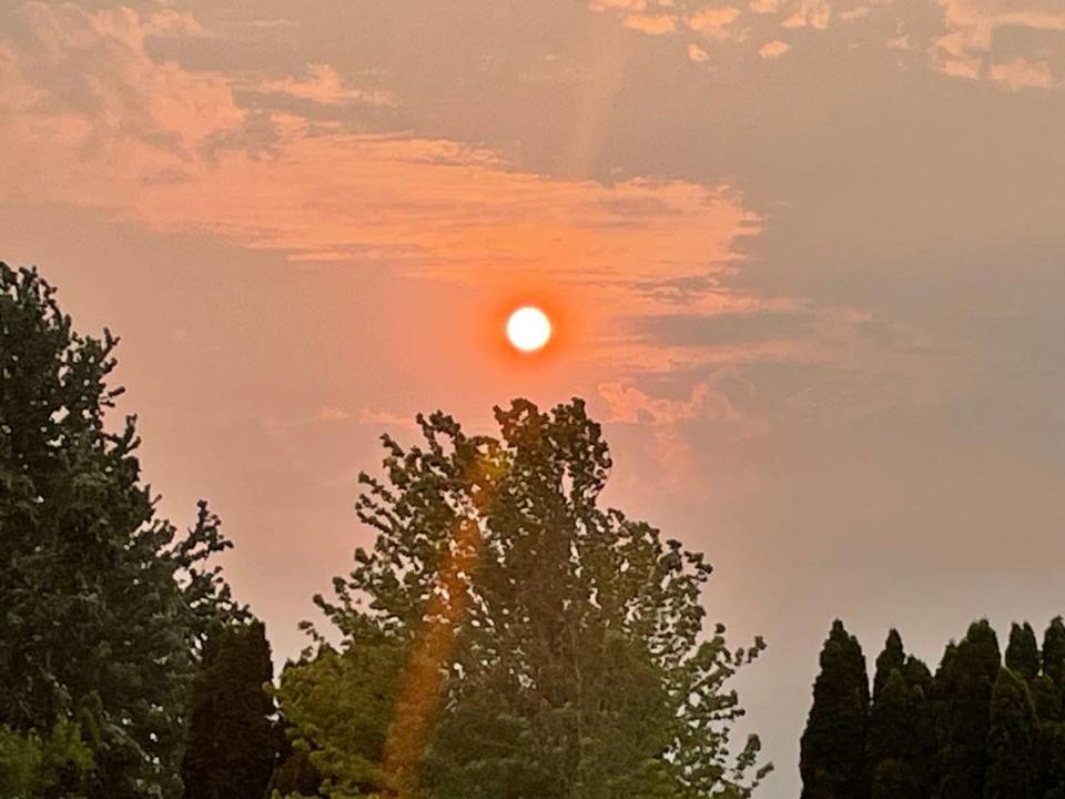 The air quality in the Tri-Cities was rated as “unhealthy” after the sun set Monday, July 22.