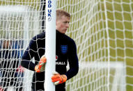 Soccer Football - England Training & Media Day - St. George’s Park, Burton Upon Trent, Britain - March 20, 2018 England's Jordan Pickford during training Action Images via Reuters/Andrew Boyers