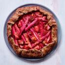 <p>Strawberries and rhubarb are a classic springtime combo, but you could use cherries or apricots if you prefer. Baking this pretty galette on a heated surface like a baking stone creates a crisp, sturdy bottom. <a href="https://www.eatingwell.com/recipe/279811/rhubarb-strawberry-galette/" rel="nofollow noopener" target="_blank" data-ylk="slk:View Recipe;elm:context_link;itc:0;sec:content-canvas" class="link ">View Recipe</a></p>