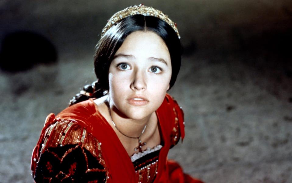 Olivia Hussey in Franco Zeffirelli’s Romeo and Juliet (1968) - Alamy