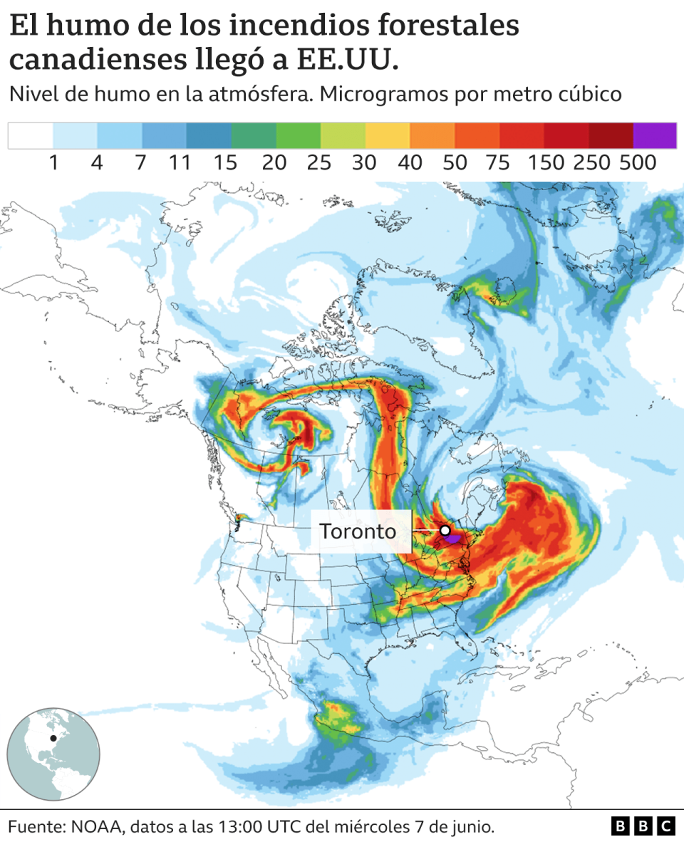 Incendios en Canadá