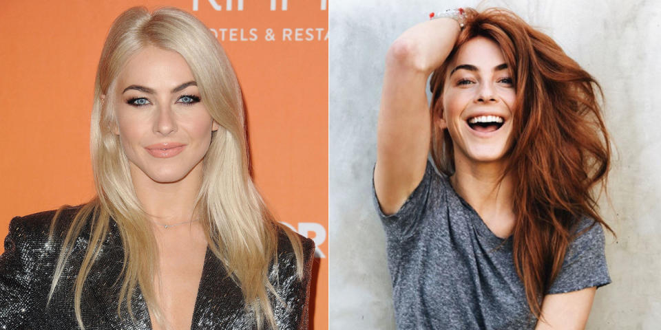 <p>Oh hey red hair! Yup, Julianne Hough swapped her signature platinum blonde hair for a brand spanking new auburn 'do and we're feeling it. </p><p>Posting a picture of her new fiery hair colour on Instagram, the professional dancer said: ']]>🔥🙌🏼</p>