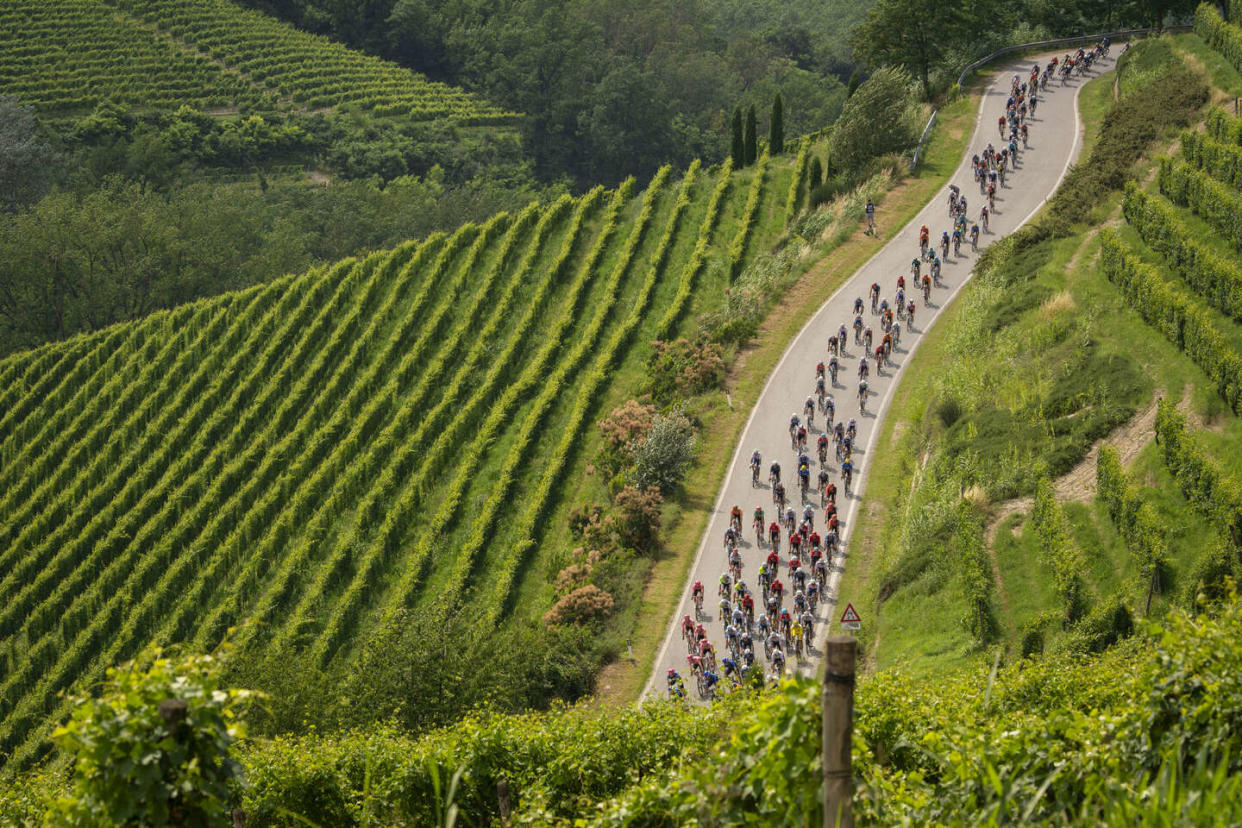 Pour la première fois de l'histoire, le Tour de France est parti d'Italie cette année, plus exactement de Florence.  - Credit:Matteo Secci/ZUMA Press Wire/Shu/SIPA / SIPA / Matteo Secci/ZUMA Press Wire/Shu